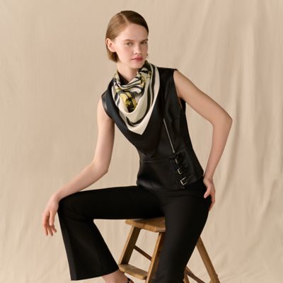 ブラック - レディス, スカーフ、ショール＆マフラー, スカーフ